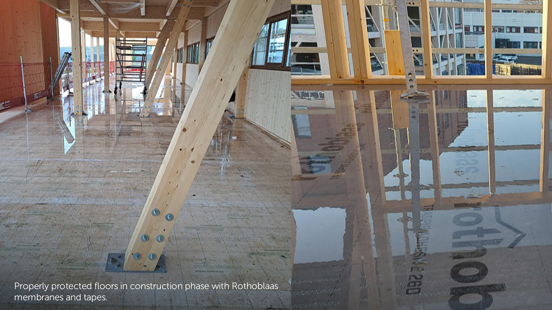 adhesive breathable membrane for timber roof