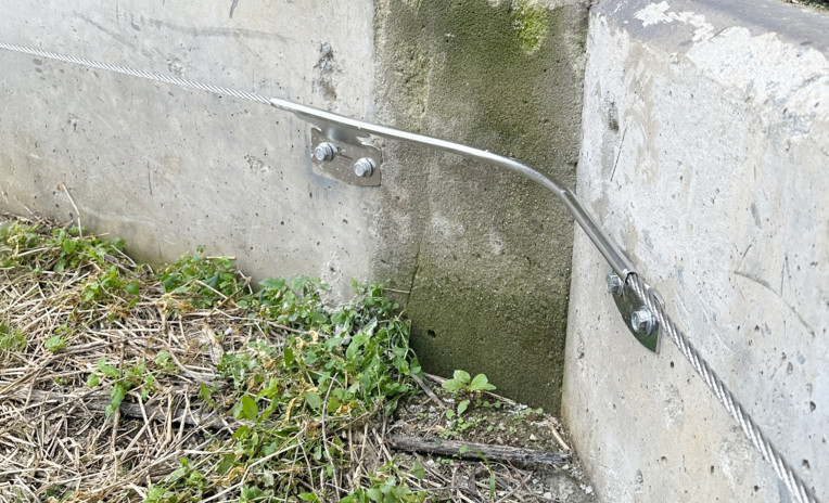 PATROL lifeline: 500 metres of protection for a concrete terracing 