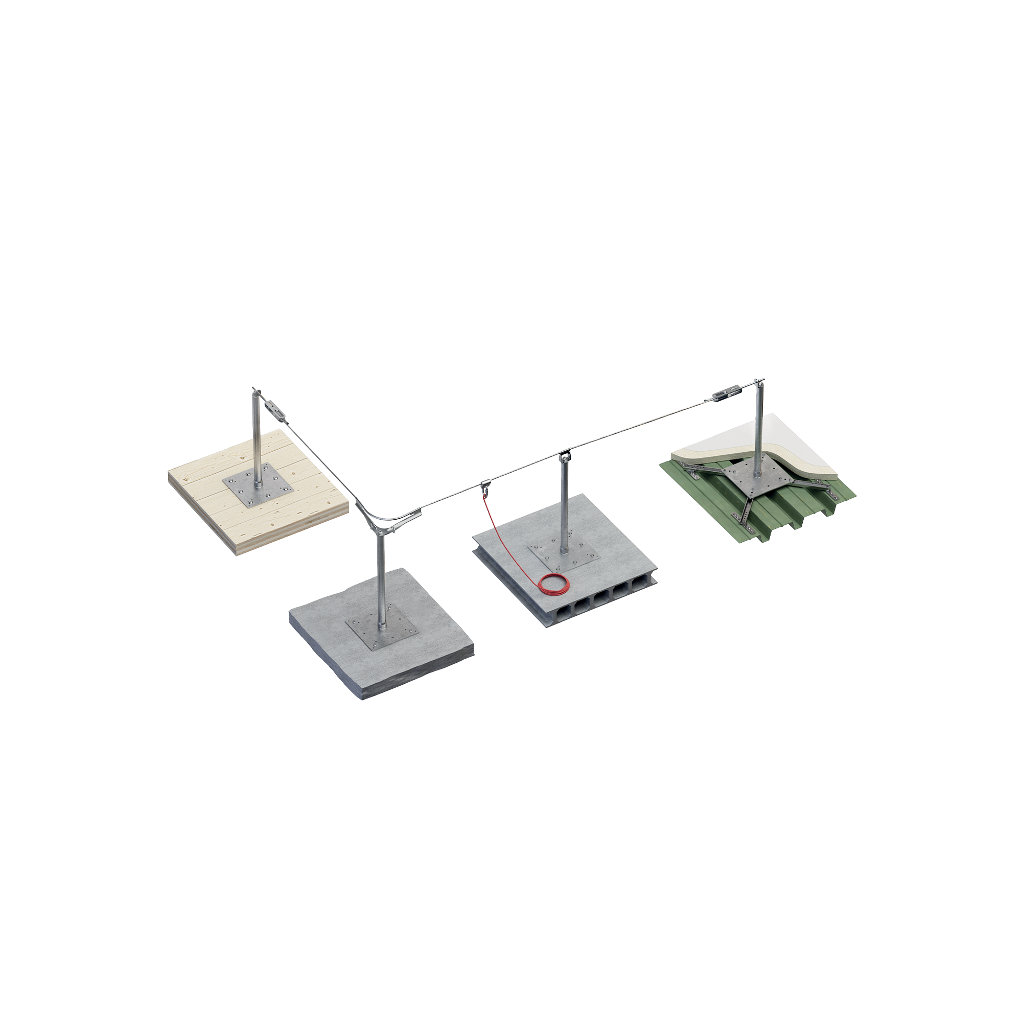 lifiline-on-support-with-increased-bottom-plate-for-timber-steel-and-concrete-roofs-patrol-tower- xl