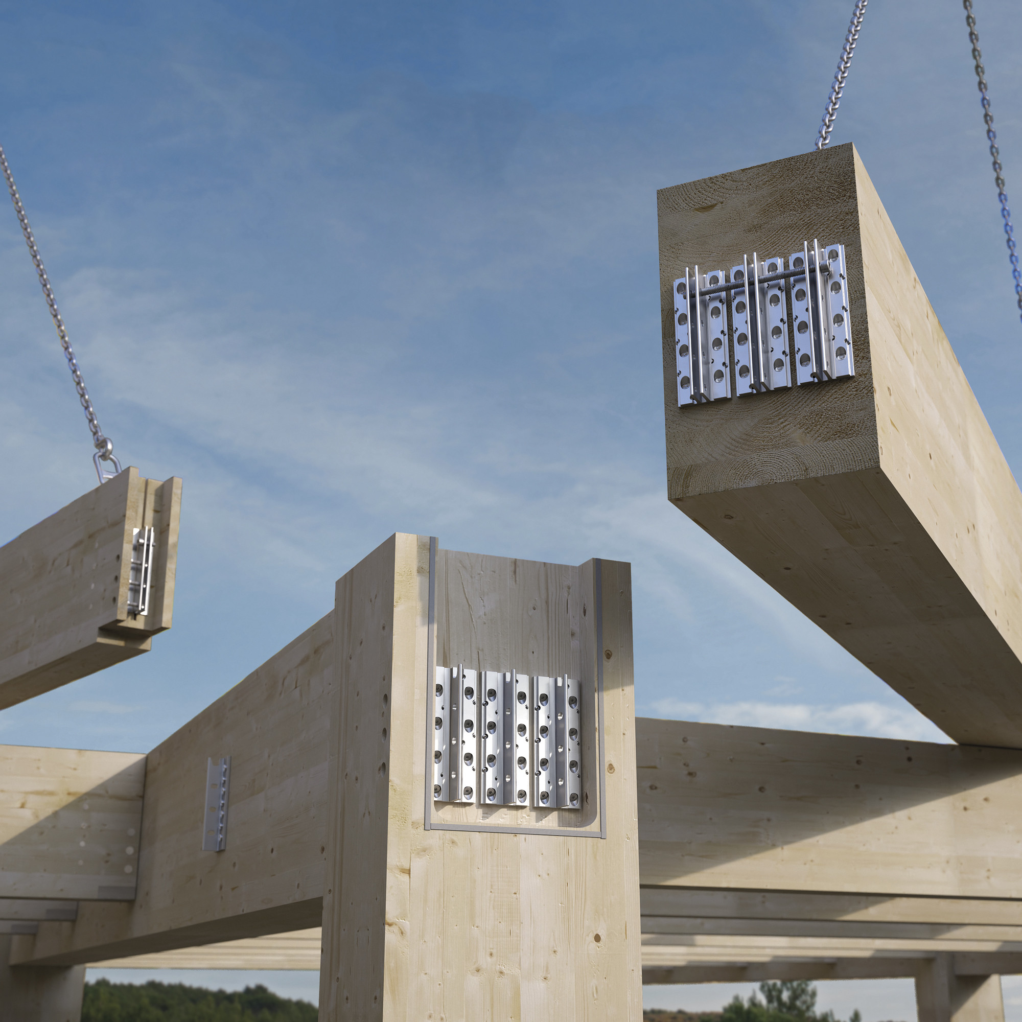 application-pinned-connection-for-post-and-beam-alumega
