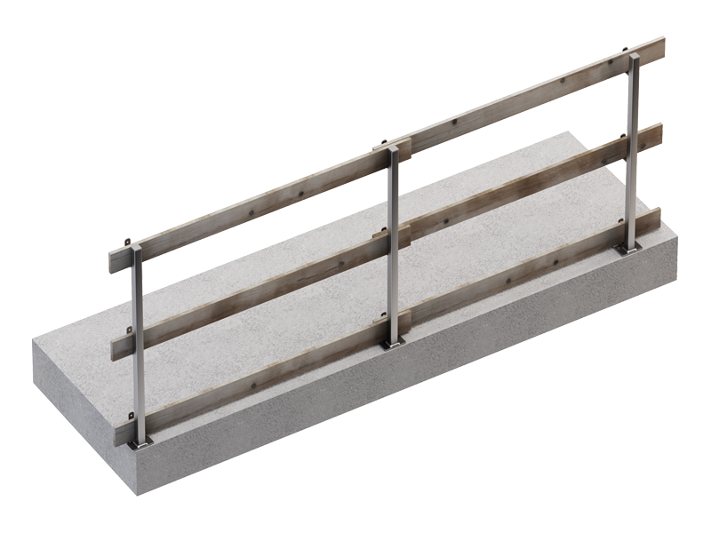 TEMPORARY RAILING FOR HORIZONTAL EDGES | EDGE TEMP 3 | ROTHOBLAAS