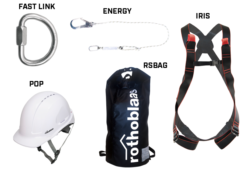 BASIC KIT FOR WORKING ON SCAFFOLDING | SCAFFOLD BASE | ROTHOBLAAS