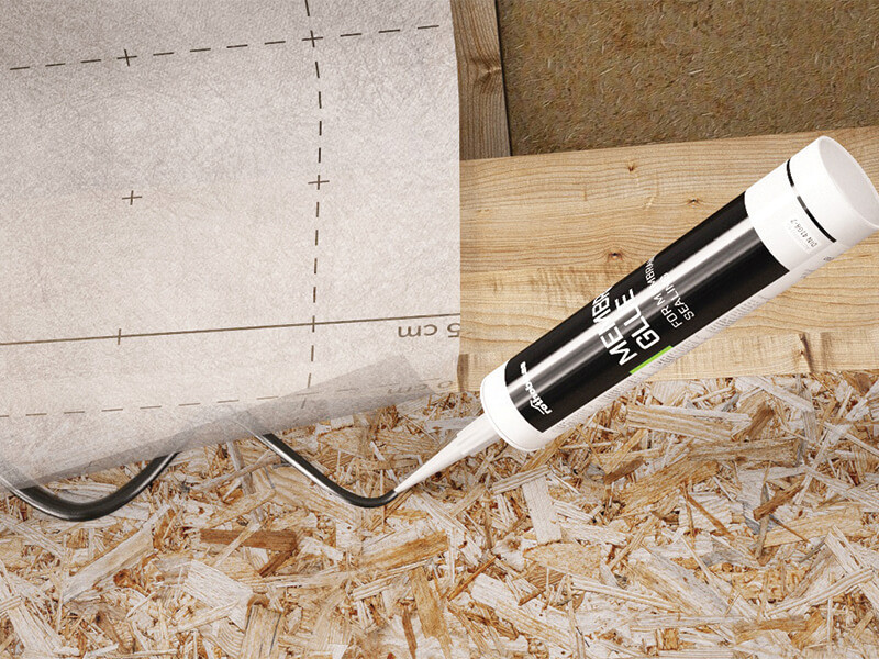 adhesive glue for sealing membranes