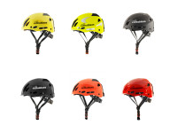 helmet for work at height on construction site or in industrial areas