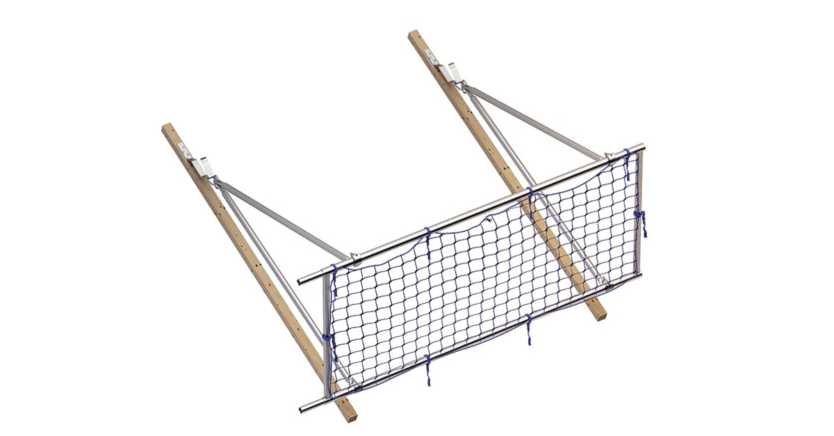 FALL PROTECTION SAFETY NET WITH FRAME | FRAME NET | ROTHOBLAAS