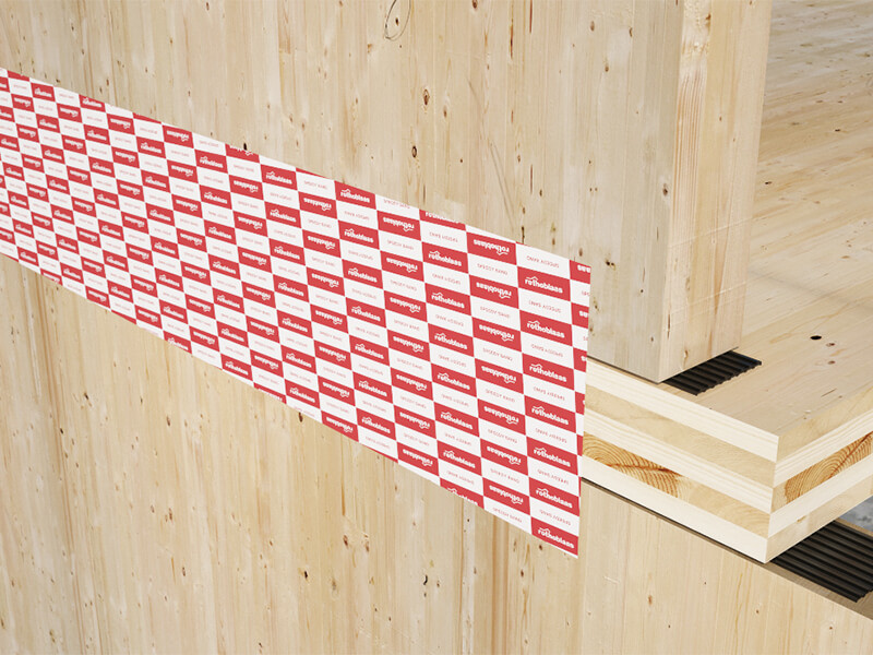 universal single-sided tape without release liner