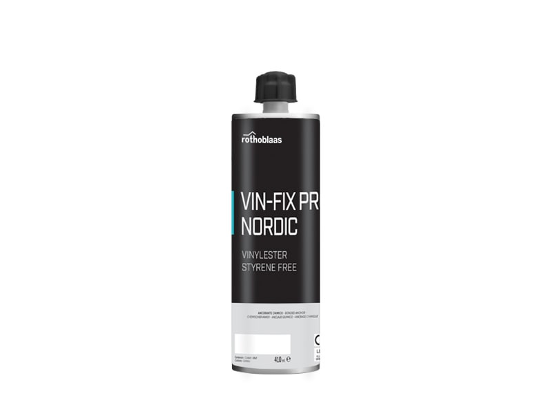 VINYL ESTER CHEMICAL ANCHOR FOR LOW TEMPERATURES| VIN-FIX PRO NORDIC